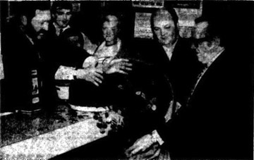 Matthew Taylor in Oak Bar Gallowgate 1970